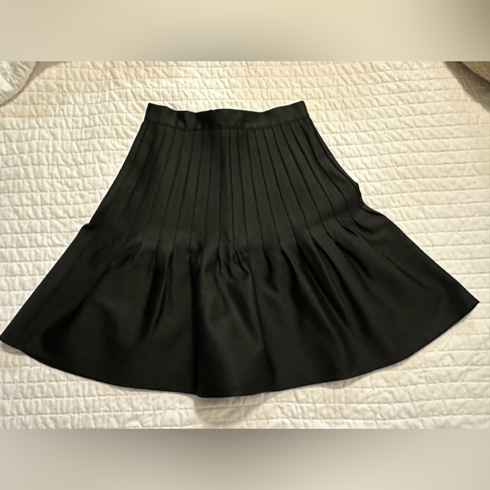 🖤 Gianni Bini Black Structured Skirt - Size: 2